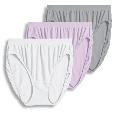 Jockey Womens Comfies Microfiber French Cut 3 Pack Underwear French Cuts Nylon - Image 4