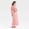 Flutter Short Sleeve Knit Maxi Maternity Empire Waist Dress - Isabel Maternity By Ingrid & Isabel™
