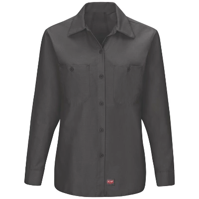 Red Kap® Women's Long Sleeve Mimix® Work Shirt - Image 4
