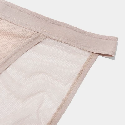 Curvy Couture Women's Plus Size Sheer Mesh String Bikini Panty - Image 5