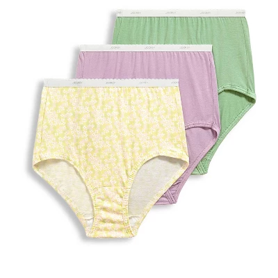 Jockey Womens Classic Brief 3 Pack Underwear Briefs 100% Cotton - Image 6