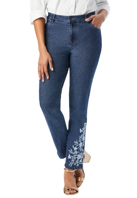 Jessica London Women’s Plus Size True Fit Straight Leg Jeans - Image 12