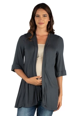 Elbow Length Maternity Cardigan - Image 6