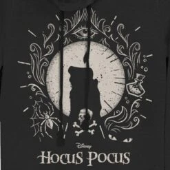 Junior's Hocus Pocus Black Flame Candle Cowl Neck Sweatshirt