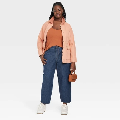 Women's High-Rise Balloon Jeans - Universal Thread™ Dark Wash 17 - Image 2