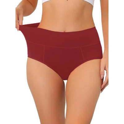 Allegra K Women's High Waist Available In Plus Size Tummy Control Briefs - Image 7