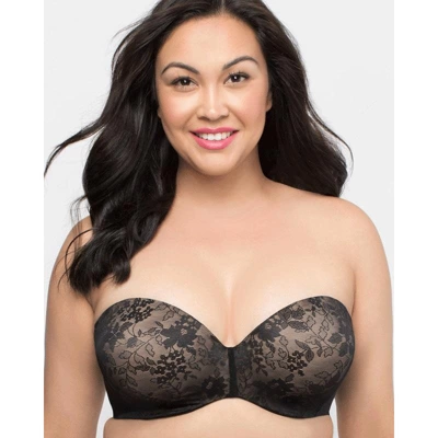 Curvy Couture Strapless Sensation Multi-way Push Up Bra - Image 11