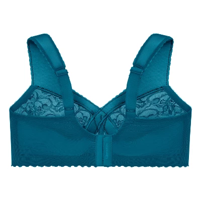 Glamorise Womens MagicLift Original Support Wirefree Bra 1000 Dark Teal - Image 4