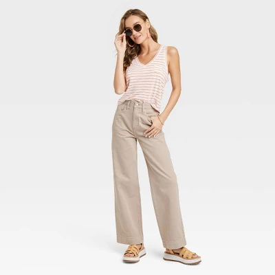 Women's High-Rise Wide Leg Jeans - Universal Thread™ - Image 2