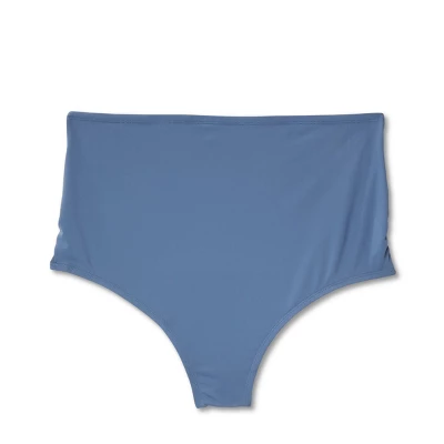 High Waist Bikini Maternity Bottom - Isabel Maternity By Ingrid & Isabel™ Blue - Image 3