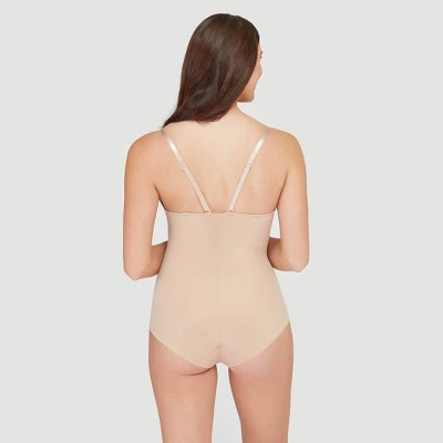 ASSETS By SPANX Women's Flawless Finish Shaping Micro Low Back Cupped Bodysuit Shapewear - Image 3