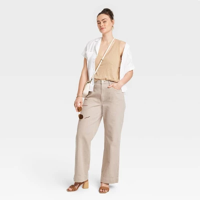 Women's High-Rise Wide Leg Jeans - Universal Thread™ - Image 5