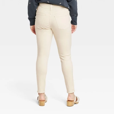 Women's High-Rise Skinny Jeans - Universal Thread™ White - Image 4