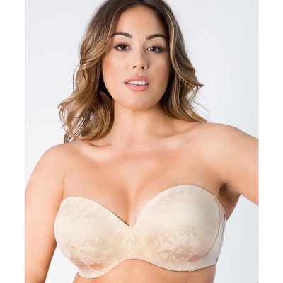 Curvy Couture Strapless Sensation Multi-way Push Up Bra - Image 12