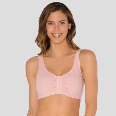 Fruit Of The Loom Women's Beyond Soft Front Closure Cotton Bra