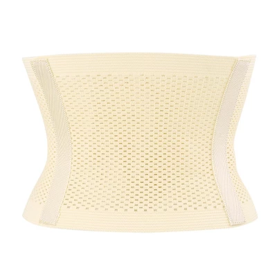 Unique Bargains Mesh Breathable Postpartum Belly Abdominal Shaping Belt Waist Wrapping Shaper Cincher Corset Shapewear Beige X-Large - Image 6