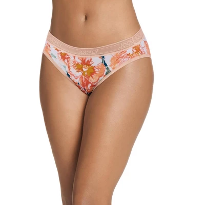 Jockey Women's Worry Free Microfiber Moderate Absorbency Bikini - Image 7