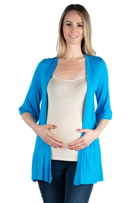 Elbow Length Maternity Cardigan - Image 9