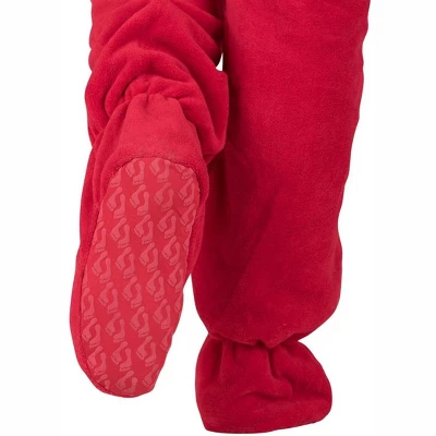 Footed Pajamas - Heatwave Adult Hoodie Chenille Onesie - Image 3