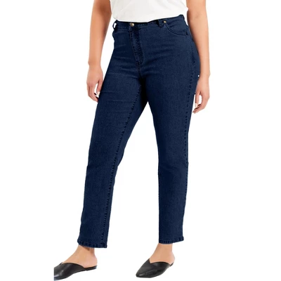 June + Vie By Roaman's Women’s Plus Size June Fit Straight-Leg Jeans - Image 7