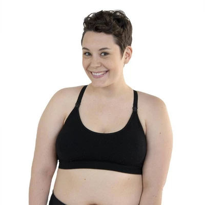 Bamboobies Yoga Nursing Bra- Black - Image 7