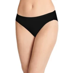 Jockey Women's Organic Cotton Stretch Logo Bikini - 3 Pack