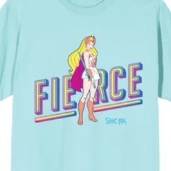 She-Ra Princess Of Power Fierce Women's Blue Glass T-shirt