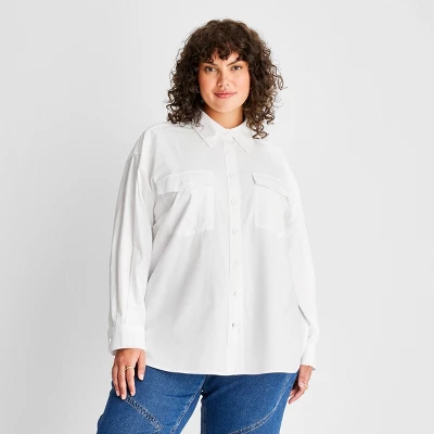 Women's Long Sleeve Western Button-Down Shirt - Future Collective™ With Reese Blutstein - Image 4