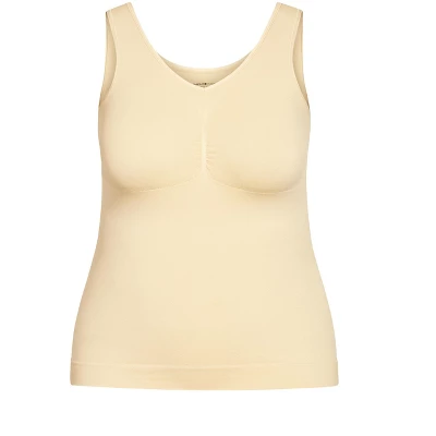 AVENUE | Seamless Shaping Cami - Beige - Image 2