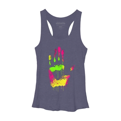 Women's Design By Humans High Five By Clingcling Racerback Tank Top - Image 3
