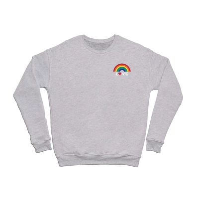 CynthiaF 70s Love Rainbow Sweatshirt - Deny Designs - Image 4