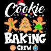 Junior's Design By Humans Cookie Baking Crew Christmas By NekoShop T-Shirt