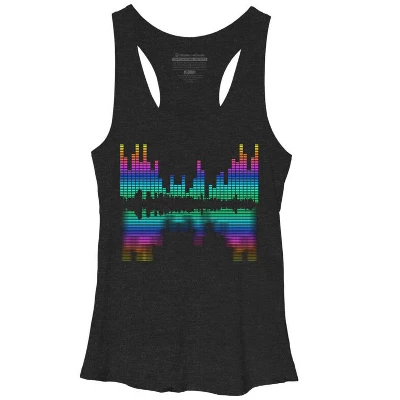Women's Design By Humans City Of Sounds By Clingcling Racerback Tank Top - Image 3