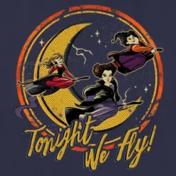Women's Hocus Pocus Tonight We Fly Moon T-Shirt