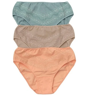 Leonisa 3-pack High-cut Brief Panties With Lace - - Image 4