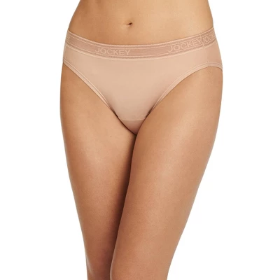 Jockey Women's Worry Free Microfiber Moderate Absorbency Bikini - Image 4