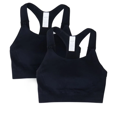Ingrid & Isabel Maternity Seamless Nursing Sports Bra Bundle 2 Pack - Image 8