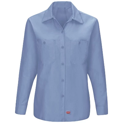 Red Kap® Women's Long Sleeve Mimix® Work Shirt - Image 6