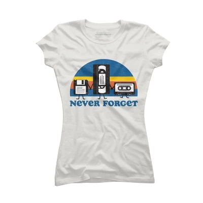 Junior's Design By Humans Never Forget By Tingsy T-Shirt - Image 10