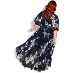 Women's Plus Size Sylvie Maxi Dress - Navy | CITY CHIC