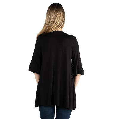 Elbow Length Maternity Cardigan - Image 2