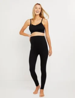 Seamless Rib Knit Maternity And Nursing Bra With Brrr Triple Chill | Motherhood Maternity