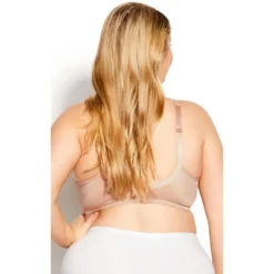 Women's Plus Size Basic Balconette Bra - Beige | AVENUE