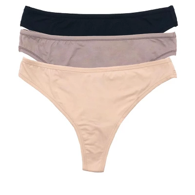 Felina Women's Blissful Super Stretchy Thong | 3-Pack - Image 3